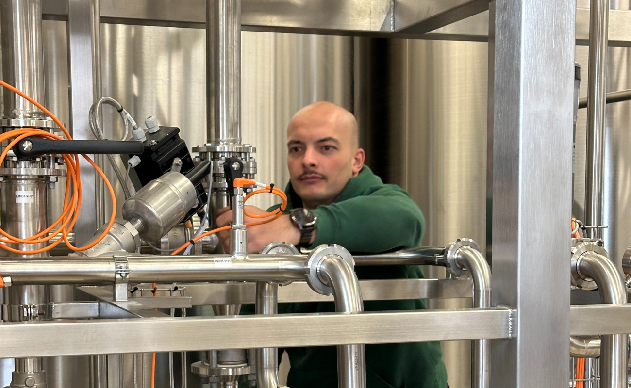 Björn in Demo Production Plant
